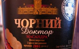 Вино Черный доктор — крымская жемчужина